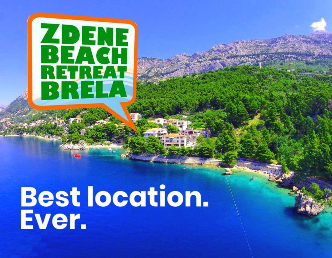 Brela Beach Retreat Lejlighed Eksteriør billede